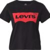 LEVI'S Tričko černá / červená