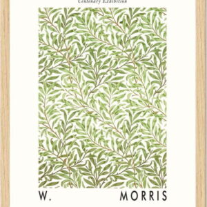 Plakát v rámu 35x45 cm William Morris – Wallity. Nejlepší citáty o lásce