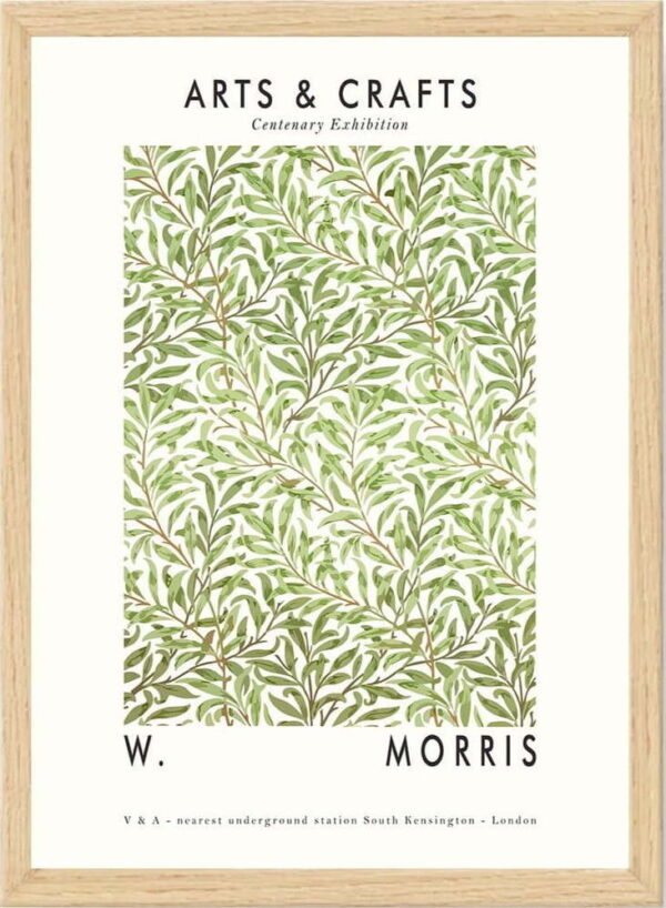 Plakát v rámu 35x45 cm William Morris – Wallity. Nejlepší citáty o lásce