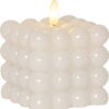 Bílá vosková LED svíčka Star Trading Flamme Dot