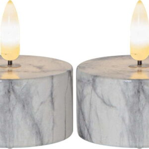 LED svíčky v sadě 2 ks (výška 6 cm) Flamme Marble – Star Trading. Nejlepší citáty o lásce