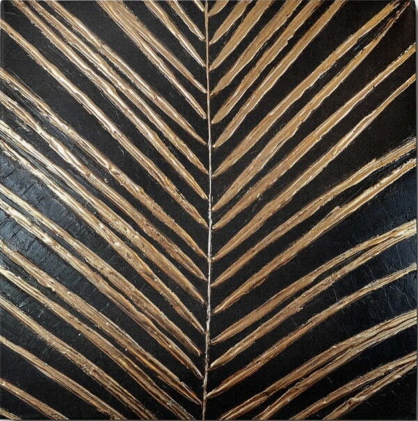 Ručně malovaný obraz 70x70 cm Palm Leaf – Wallity. Nejlepší citáty o lásce