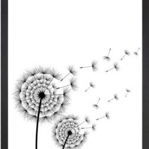 Plakát 23x28 cm Blowing Dandelion – Tablo Center. Nejlepší citáty o lásce