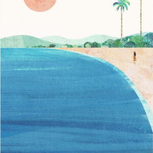 Plakát 30x40 cm Paradise Beach - Travelposter. Nejlepší citáty o lásce