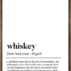 Plakát 50x70 cm Whiskey – Wallity. Nejlepší citáty o lásce