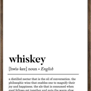 Plakát 50x70 cm Whiskey – Wallity. Nejlepší citáty o lásce