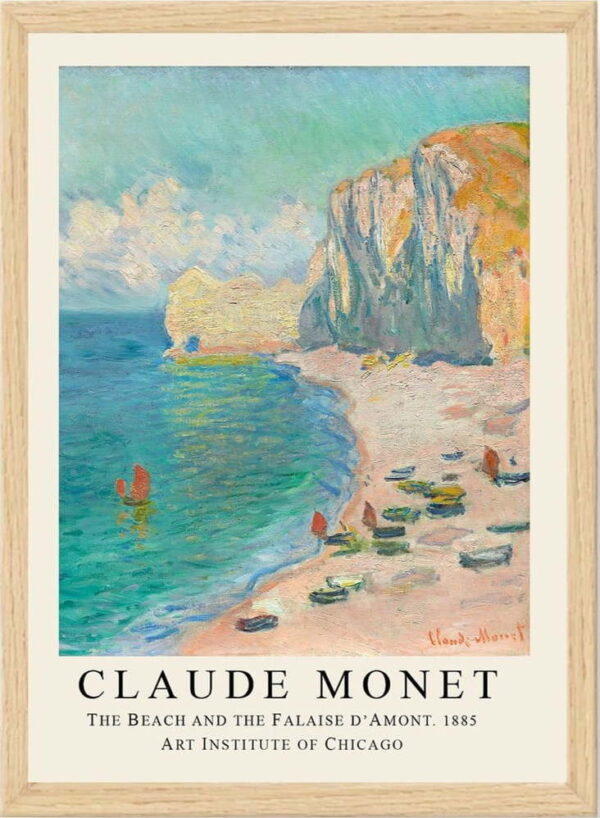 Plakát v rámu 55x75 cm Claude Monet – Wallity. Nejlepší citáty o lásce