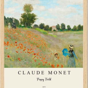 Plakát v rámu 35x45 cm Claude Monet – Wallity. Nejlepší citáty o lásce