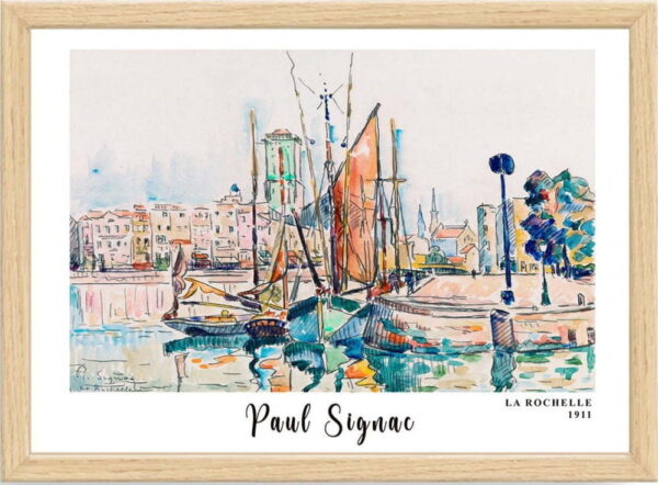 Plakát v rámu 45x35 cm Paul Signac – Wallity. Nejlepší citáty o lásce