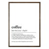 Plakát v rámu 50x70 cm Coffee – Wallity. Nejlepší citáty o lásce