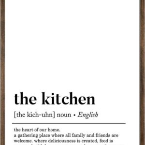 Plakát v rámu 50x70 cm Kitchen – Wallity. Nejlepší citáty o lásce