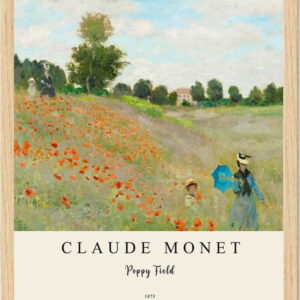 Plakát v rámu 55x75 cm Claude Monet – Wallity. Nejlepší citáty o lásce