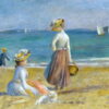 Reprodukce obrazu Auguste Renoir - Figures on the Beach