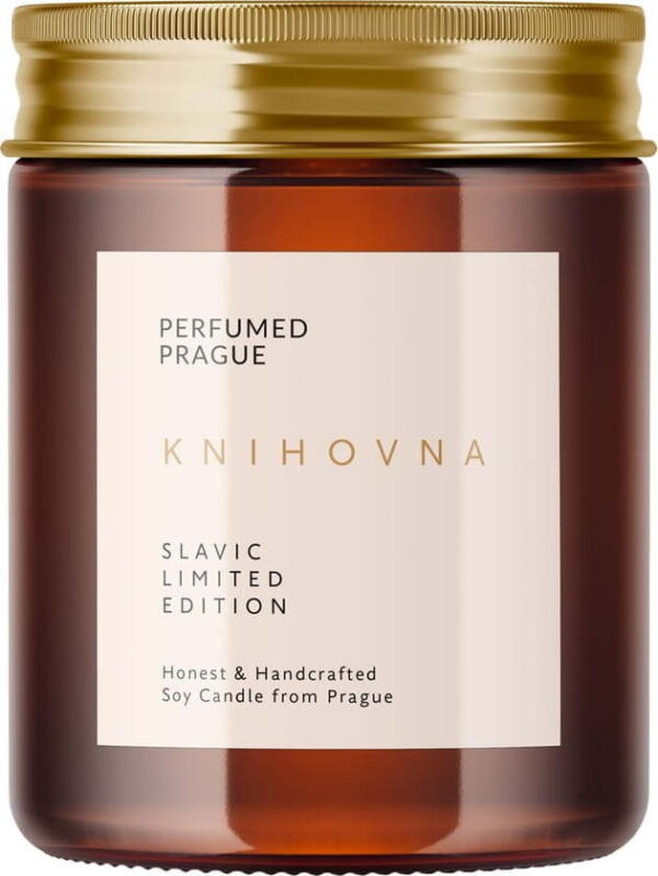 Svíčka ze sojového vosku s vůní dřeva Perfumed Prague