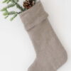 Vánoční lněná závěsná dekorace Linen Tales Christmas Stocking. Nejlepší citáty o lásce