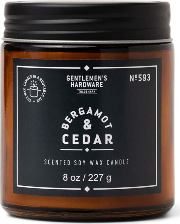 Vonná sojová svíčka doba hoření 48 h Bergamot & Cedar – Gentlemen's Hardware. Nejlepší citáty o lásce