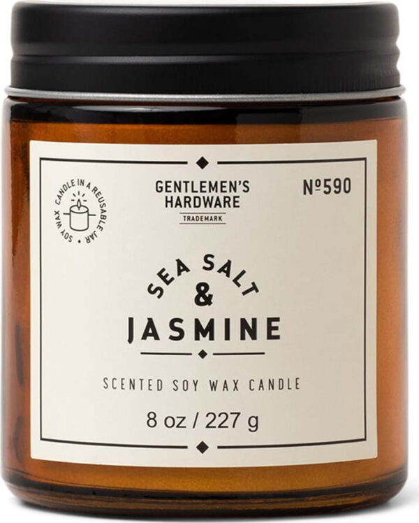 Vonná sojová svíčka doba hoření 48 h Sea Salt & Jasmine – Gentlemen's Hardware. Nejlepší citáty o lásce