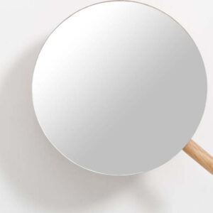 Nástěnné zvětšovací zrcadlo s dřevěným rámem ø 18 cm Slimline – Wireworks. Nejlepší citáty o lásce