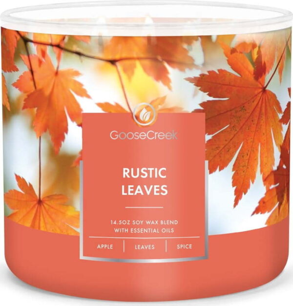 Vonná sojová svíčka doba hoření 35 h Rustic Leaves – Goose Creek. Nejlepší citáty o lásce