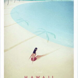 Plakát Travelposter Hawaii