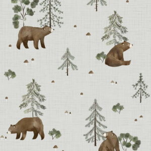 Dětská tapeta 10 m x 50 cm Mountain & Bears – Lilipinso. Nejlepší citáty o lásce