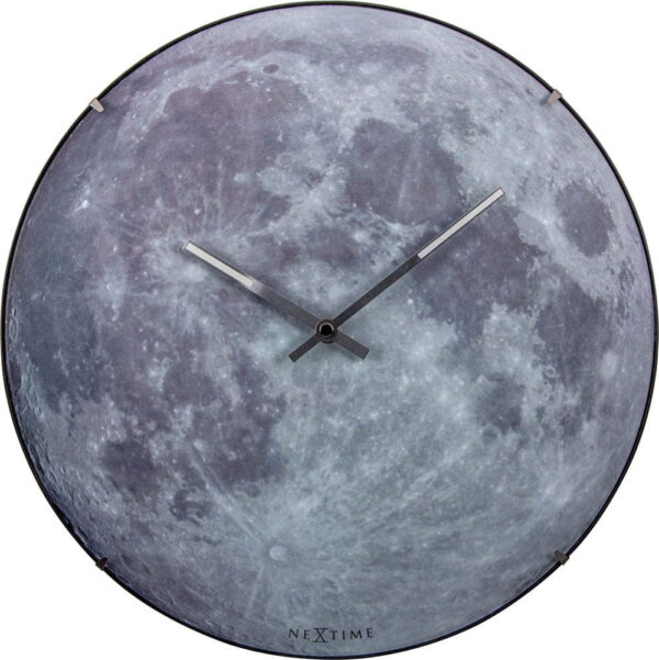 Nástěnné hodiny ø 35 cm Moon – NeXtime. Nejlepší citáty o lásce