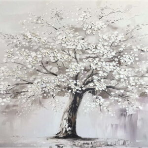 Obraz s ručně malovanými prvky 70x100 cm White Tree – Styler. Nejlepší citáty o lásce