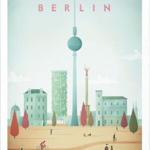 Plakát Travelposter Berlin